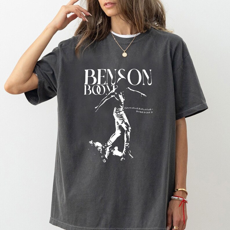 Vintage Benson World Tour 2025 Shirt Fireworks And Rollerblades Boone 2025 Concert Shirt