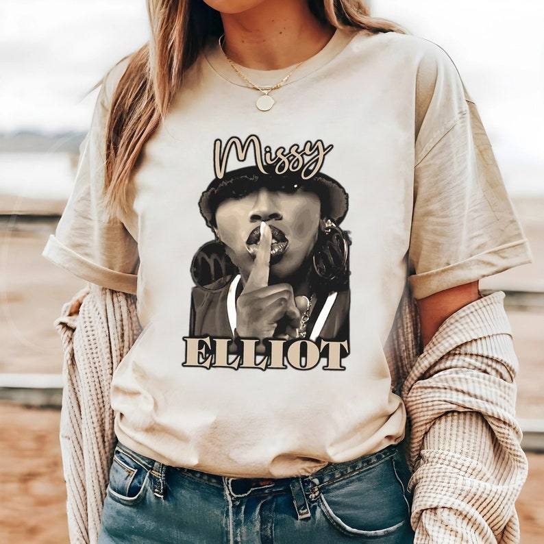Vintage Missy Ellioshirt, Shirt, Music Tour Shirt 2025, Missy Elliott Clothing For Fan
