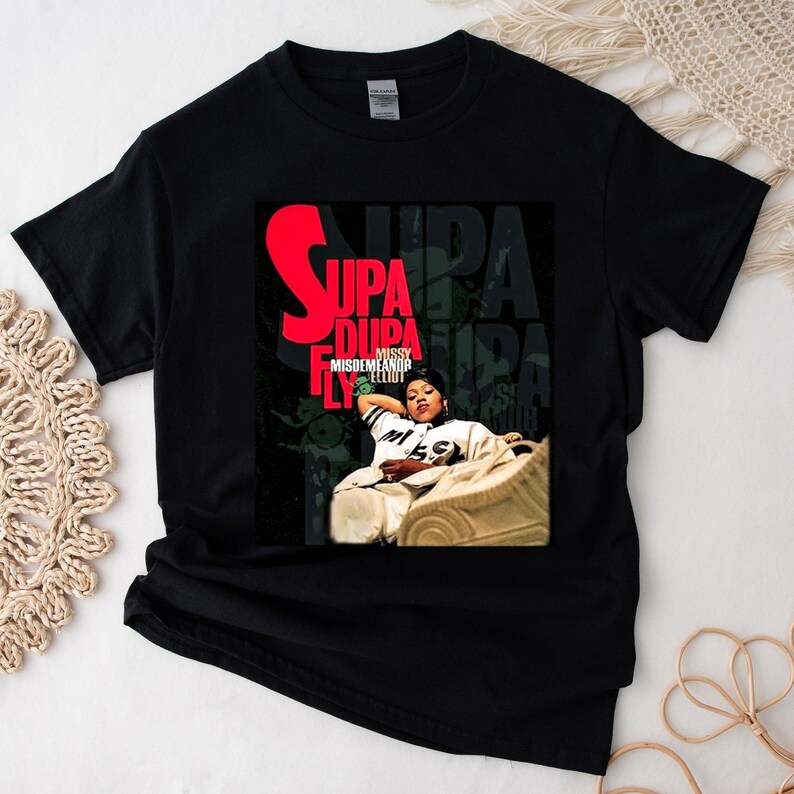 Rare Missy Elliott Rapper Supa Dupa Fly Shirt, Music Tour Shirt 2025, Missy Elliott Clothing