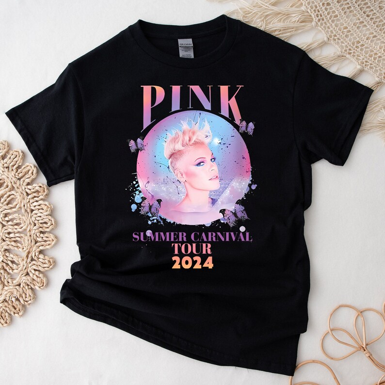Pink Shirt Shirt Tour 2025 Summer Carnival Tour Concert Music 2025