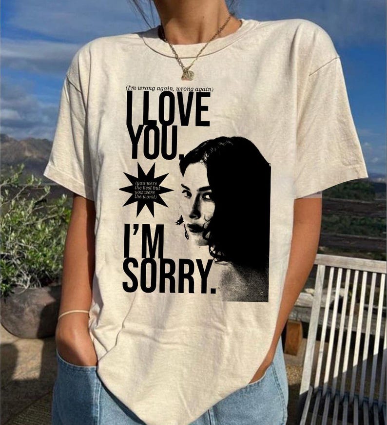 Vintage Gracie Abrams Shirt Gracie I Love You I’M Sorry The Secret Of Us Tour 2025 Shirt