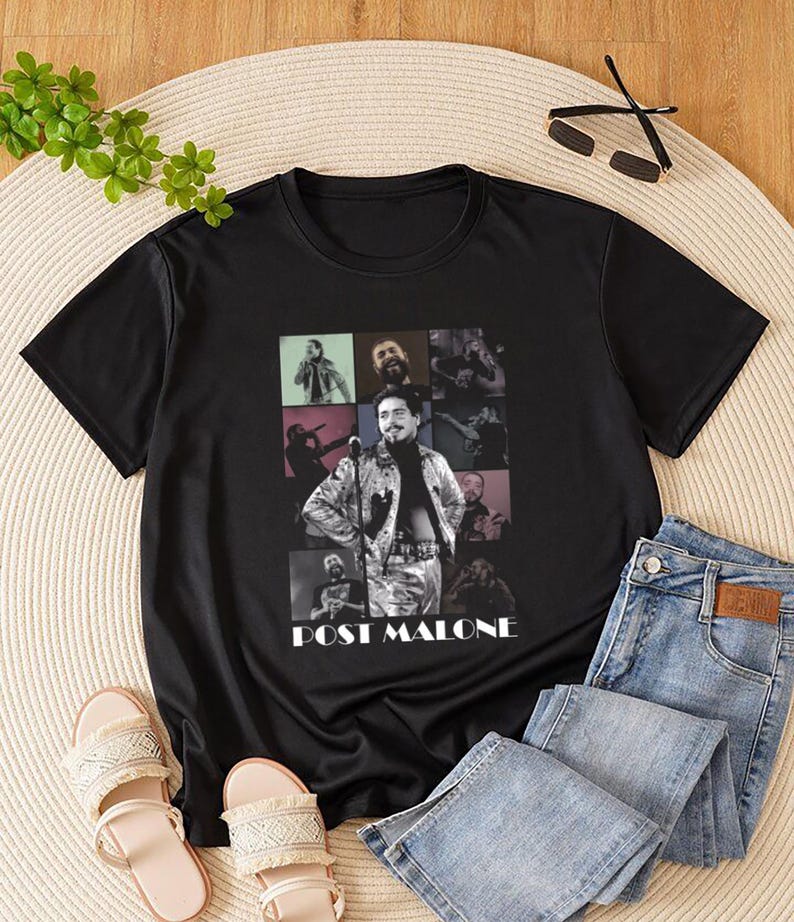 Vintage Post Malone Bootleg Shirt Graphic Post Malone Shirt Rap Music