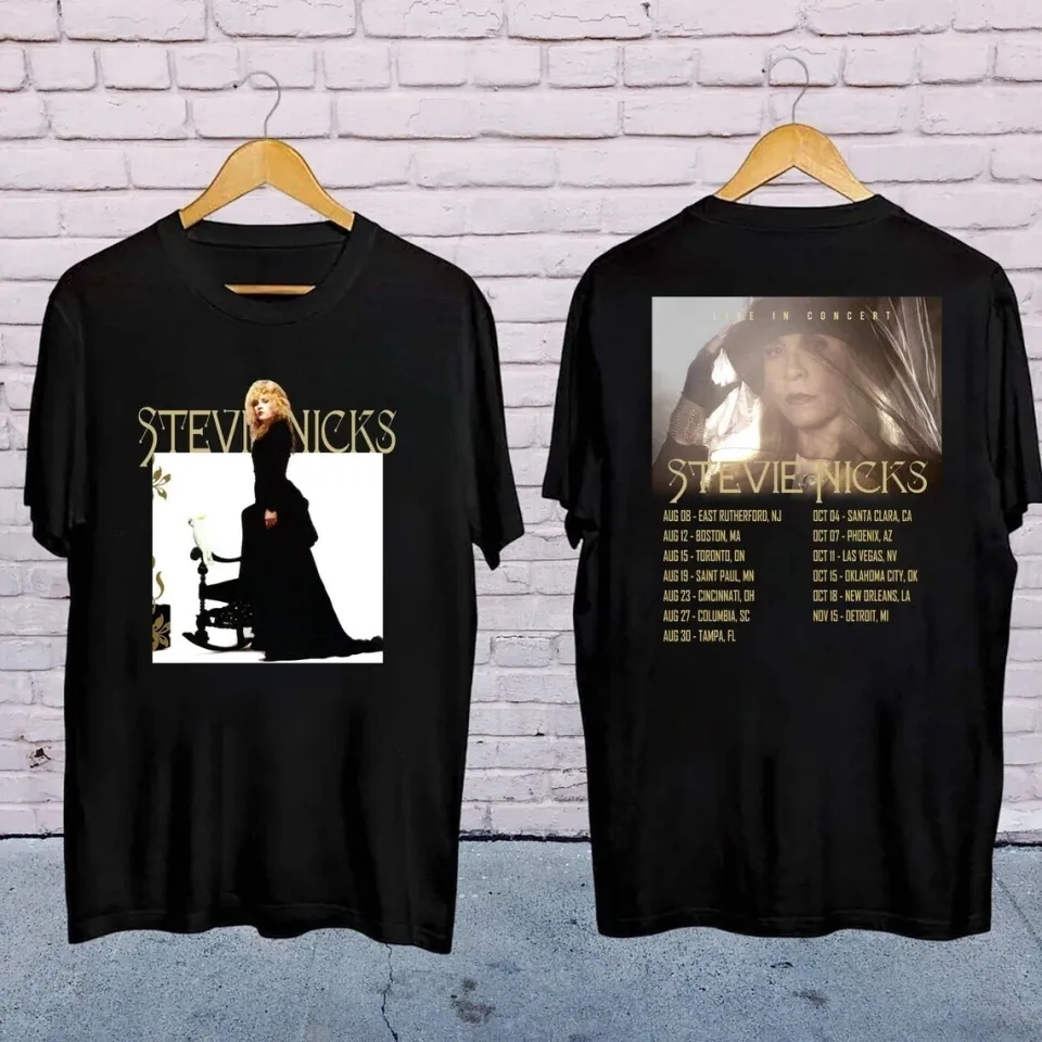 Stevie Nicks 2025 Live In Concert T-Shirt, Stevie Nicks 2025 Tour Merch For Fans