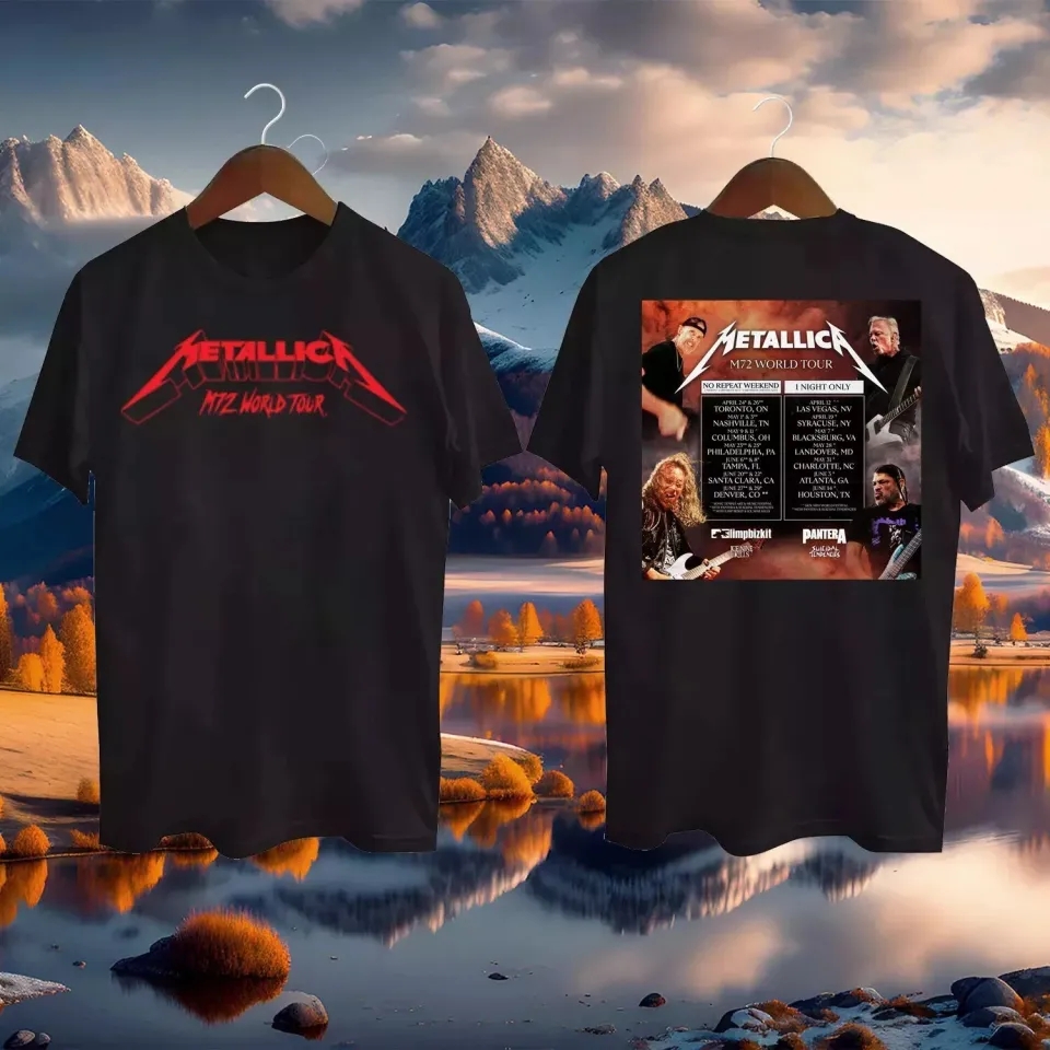 Met Band M72 World Tour Schedule Extends Into 2025 T-Shirt