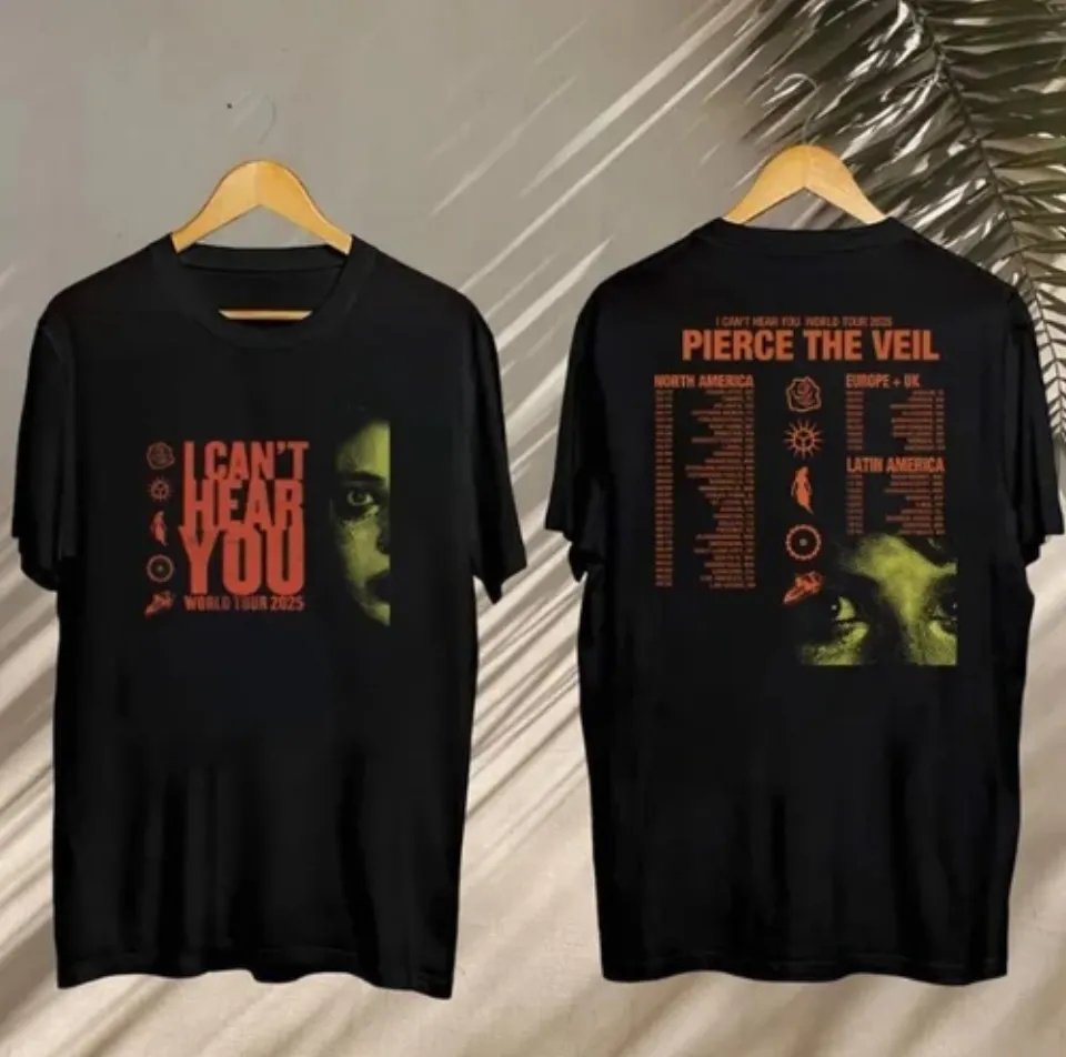 2025 Pierce The Veil I Can’T Hear You Tour Shirt, Pierce The Veil Concert 2025