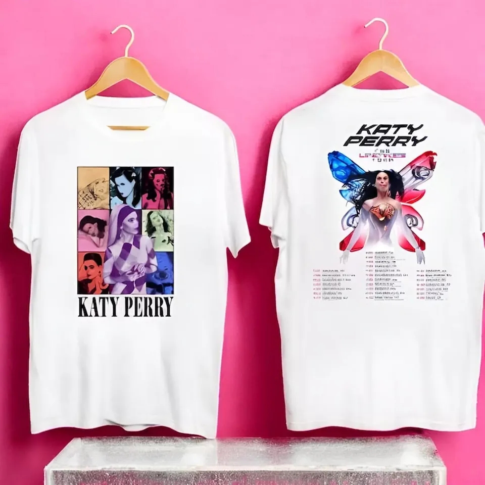 Katy Perryy 2025 Concert Tee, The Lifetime Tour Shirt, Fan Gift, 2 Side T-Shirt