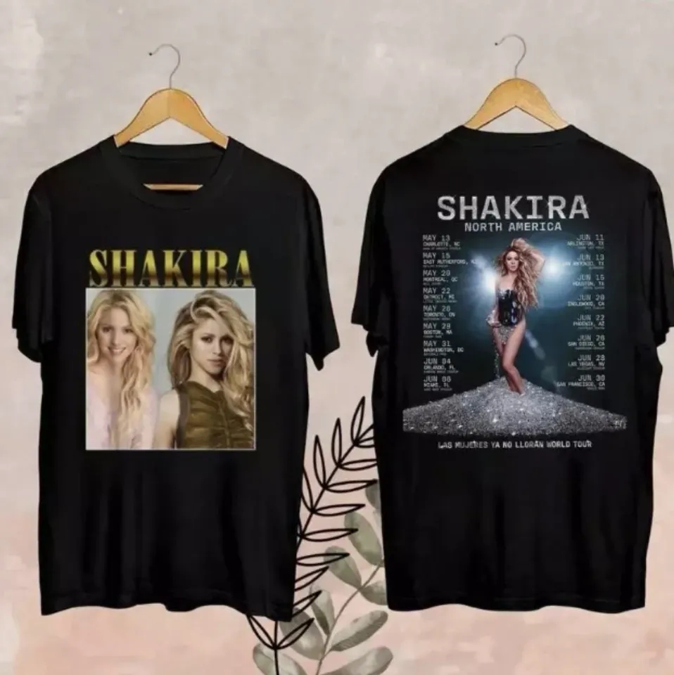 Shakira World Tour 2025 Double Sided T-Shirt