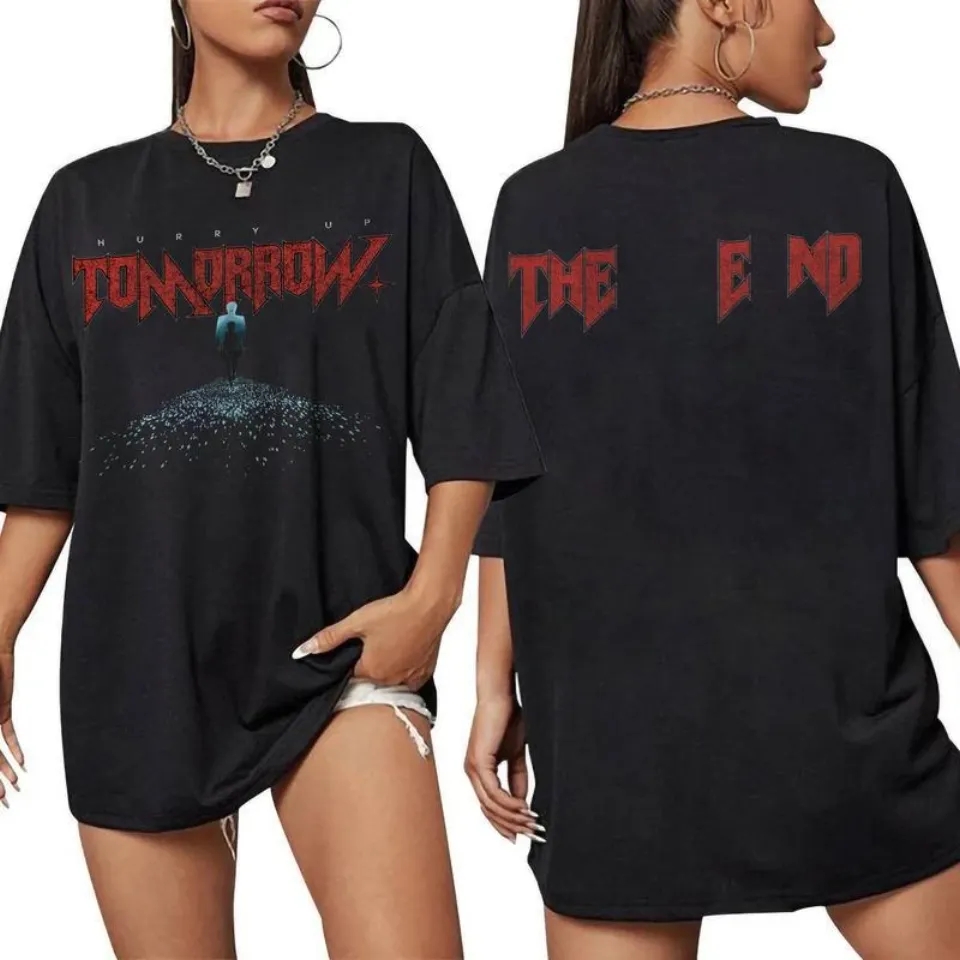 Hurry Up Tomorrow Weekends 2025 Double-Sided T-Shirt For Fans