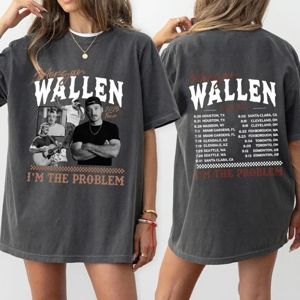 Morgan I’M The Problem Tour 2025 T-Shirt, Wallen Concert 2025