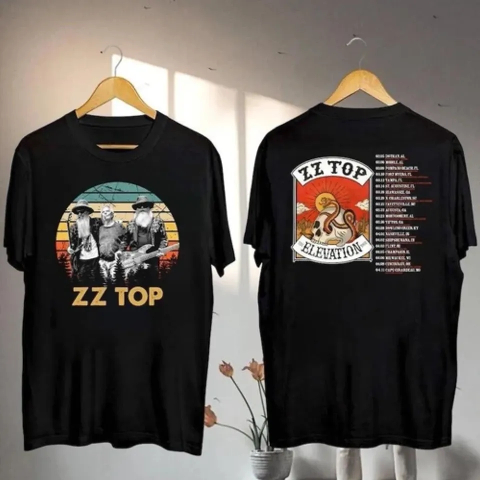 Zz Top Vintage Shirt 2025 Zz Top The Elevation Tour Shirt Zz Top Band 2025 Shirt