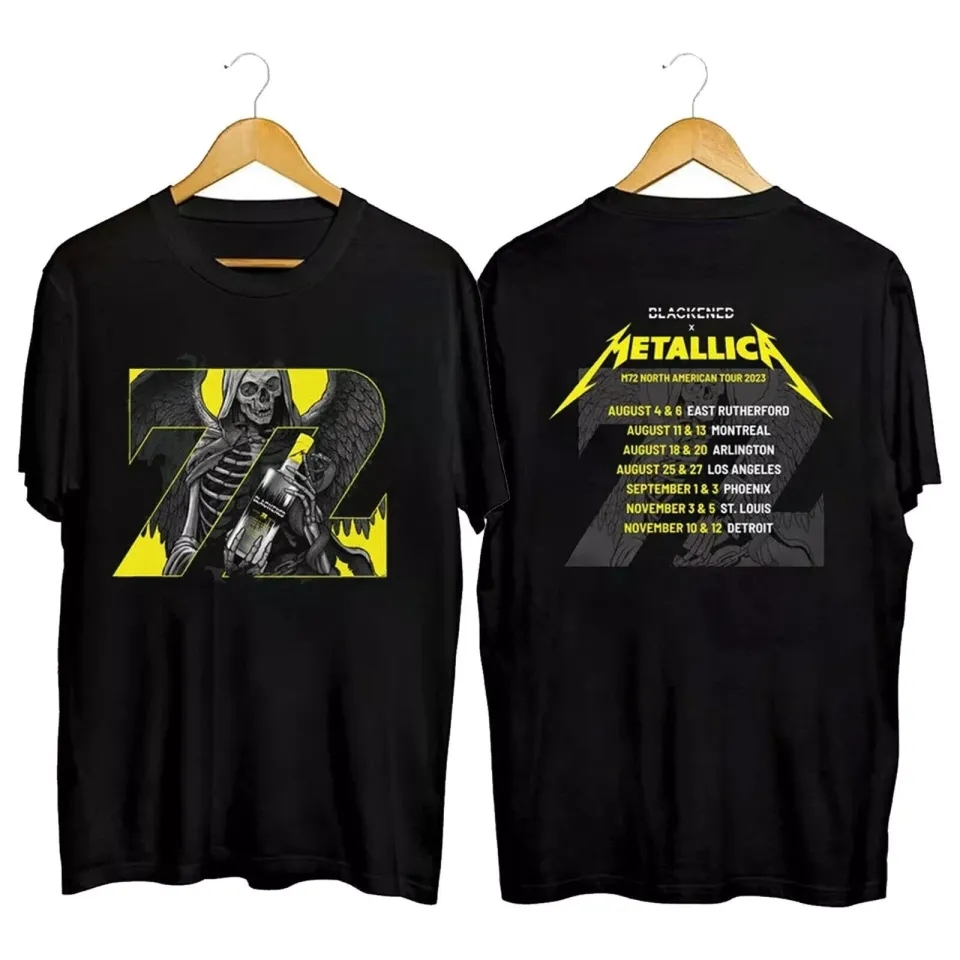 Metallica 72 Seasons 2025 2025 World Tour Metal Music Concert T-Shirt Gift Fan