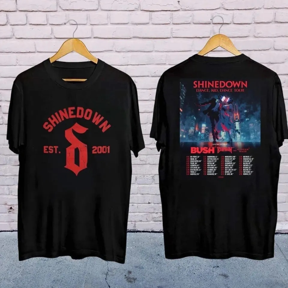 Shine Down Band Dance Kid Dance Tour 2025 T-Shirt