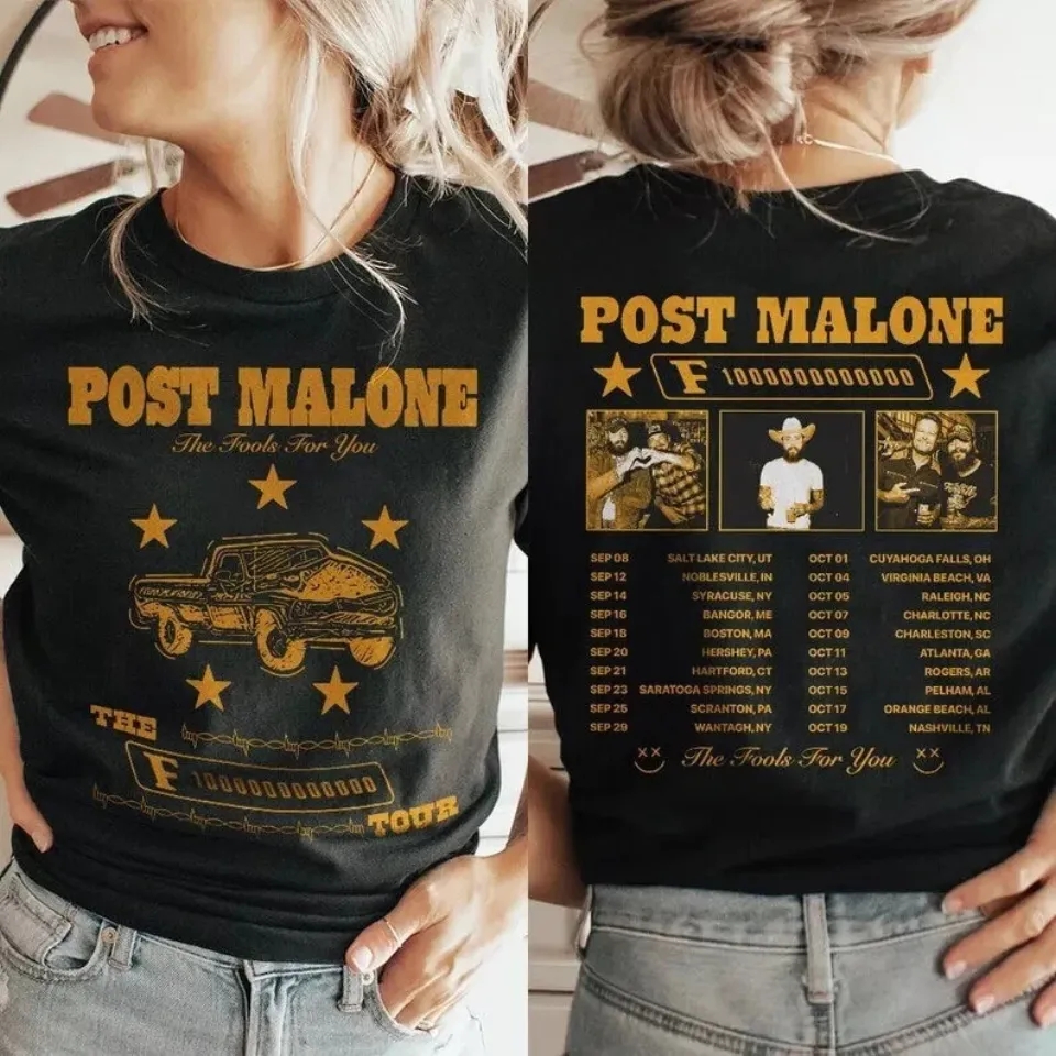 Post Malone Tour Shirt, Post Malone The F-1 Trillion Album 2025 Shirt