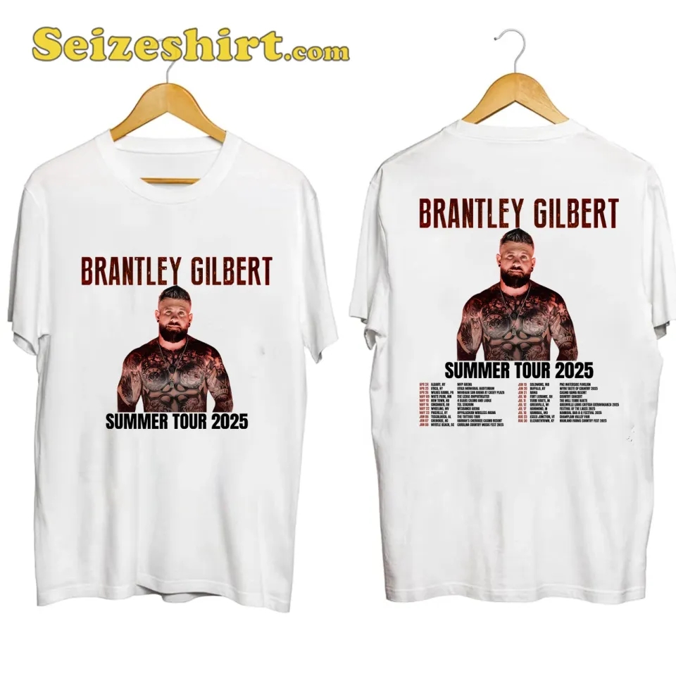 Brantley Gilbert Summer Tour 2025 T-Shirt