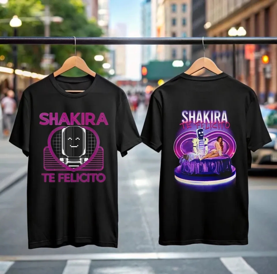 Te Felicito Double-Sided T-Shirt For Men & Women – Gift For Shakira Fans