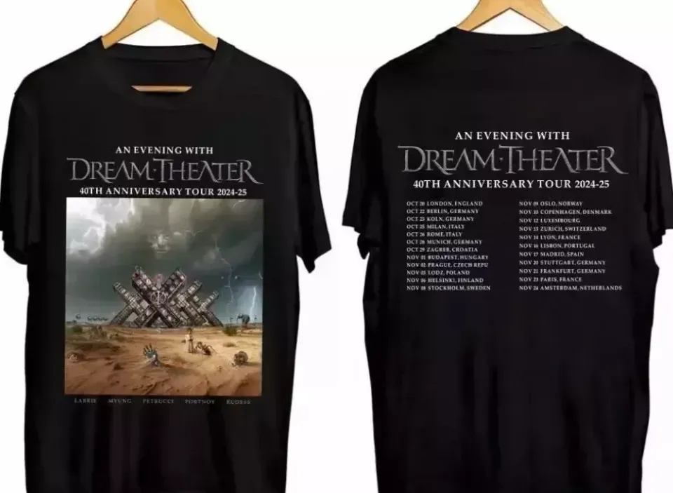 Dream Theater 40Th Anniversary Tour 2025 2025 Shirt