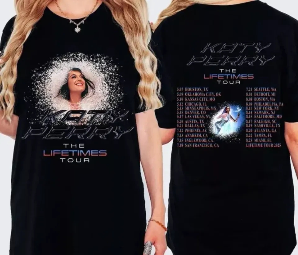 Katy Perry Lifetime Tour 2025 T-Shirt