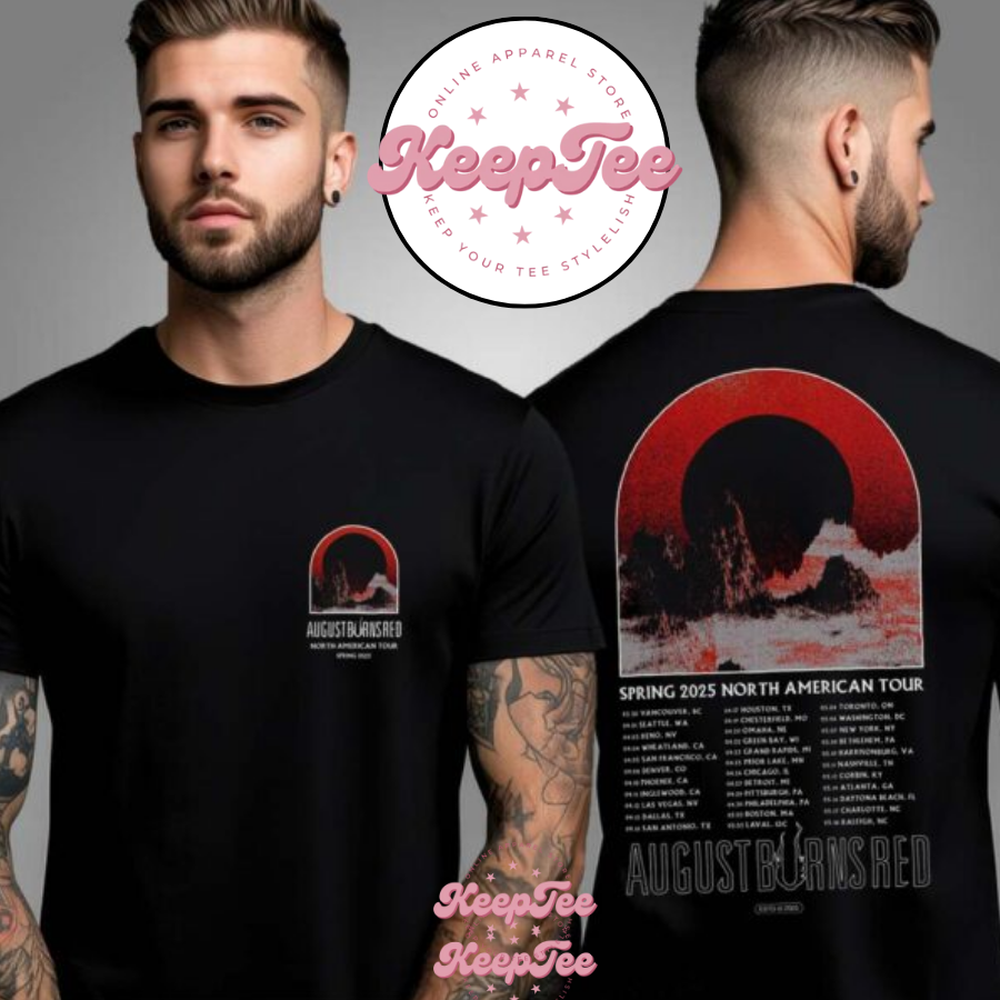 August Burns Red North American Spring Tour 2025 Schedule Shirt