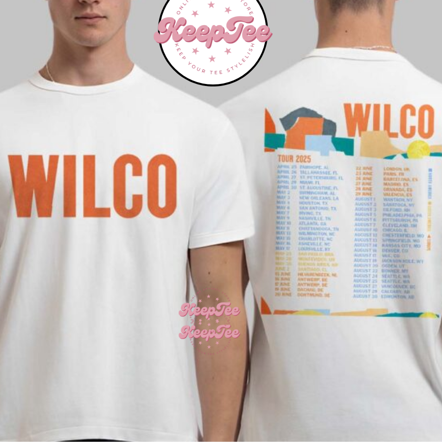 Wilco World Tour 2025 Tour Dates Two Sides Essentials Shirt