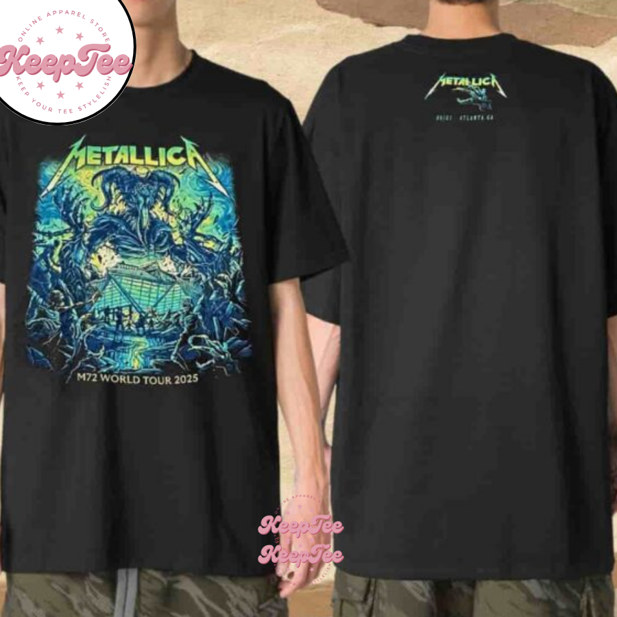 Metallica M72 Atlanta World Tour 2025 Pop-Up In Atlanta Ga On June 3Rd Shirt