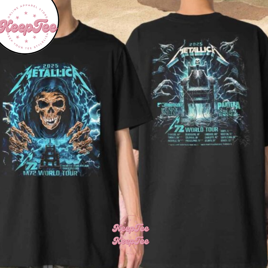Metallica M72 World Tour 2025 Shirt For Men And Women