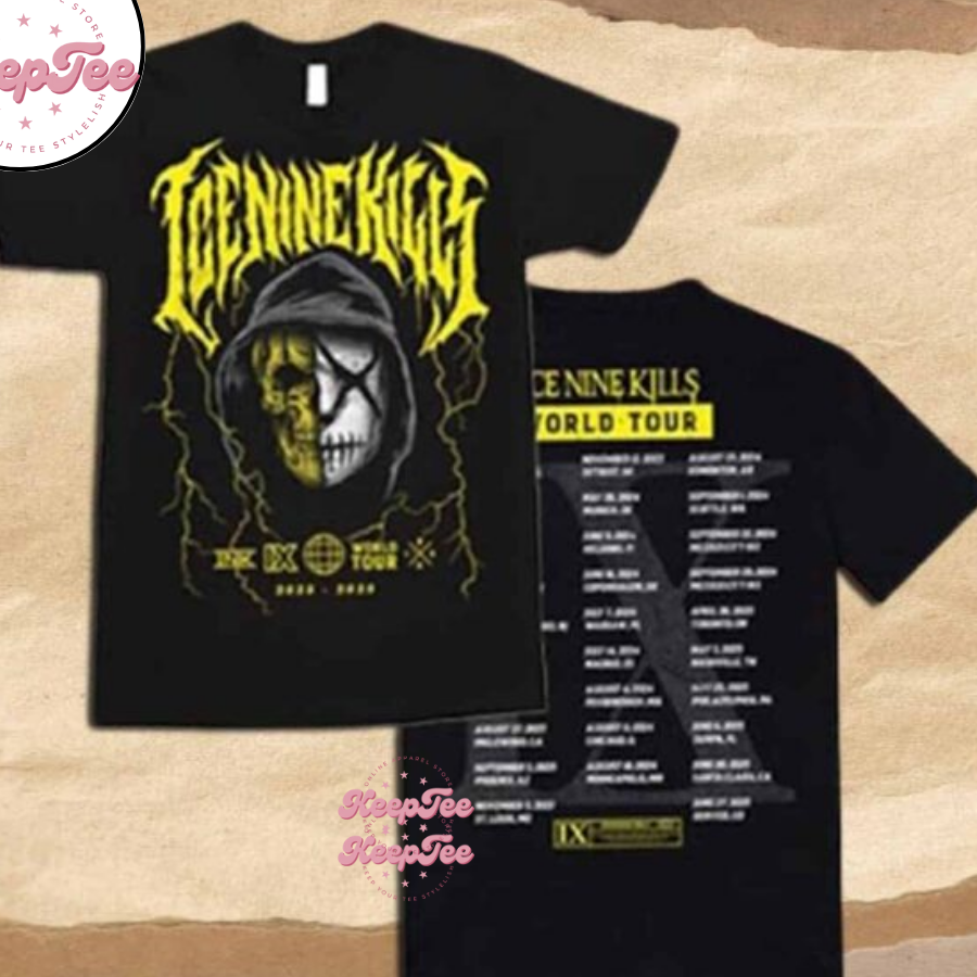 Ice Nine Kills World Tour 2025 Merchandise Shirt