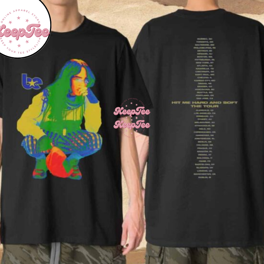 Billie Eilish Hit Me Hard And Soft Tour 2025-25 Cities List Merchandise Shirt
