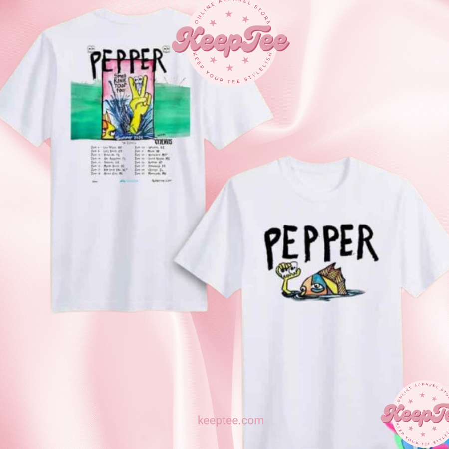 Pepper Band Summer Tour Dates June 2025 With Cydeways Merchandise Unisex Shirt