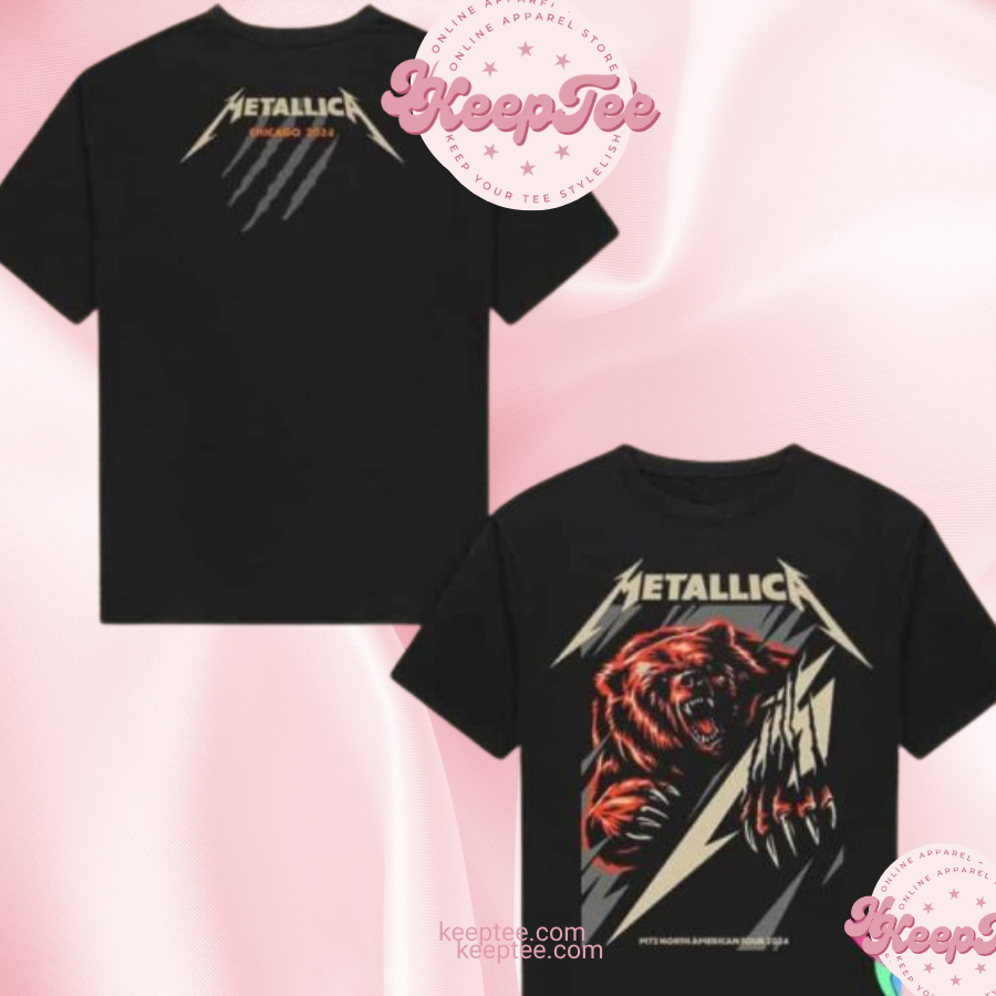 Metallica M72 North America Tour 2025 In Chicago Il On August 9 And 11 At Soldier Field Two Sides Shirt