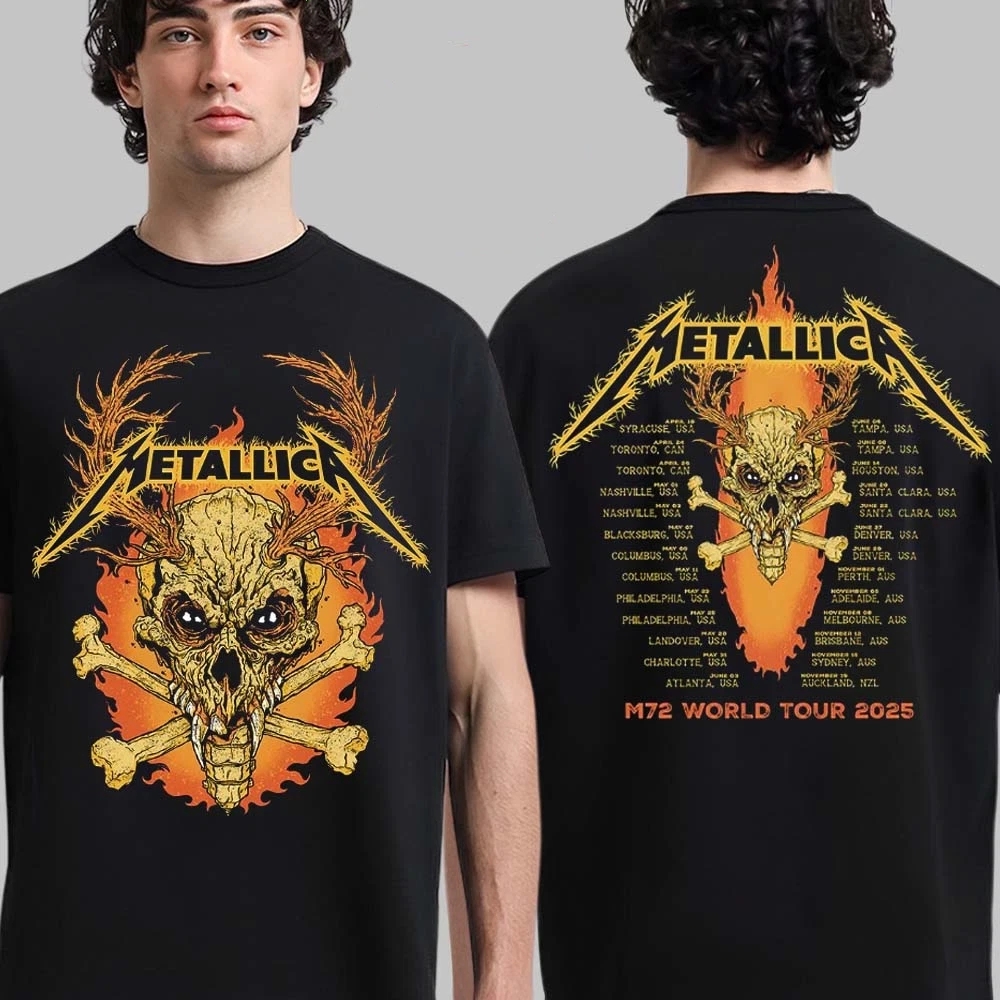 Metallica M72 World Tour 2025 Inspired Shirt Best Gift Tee