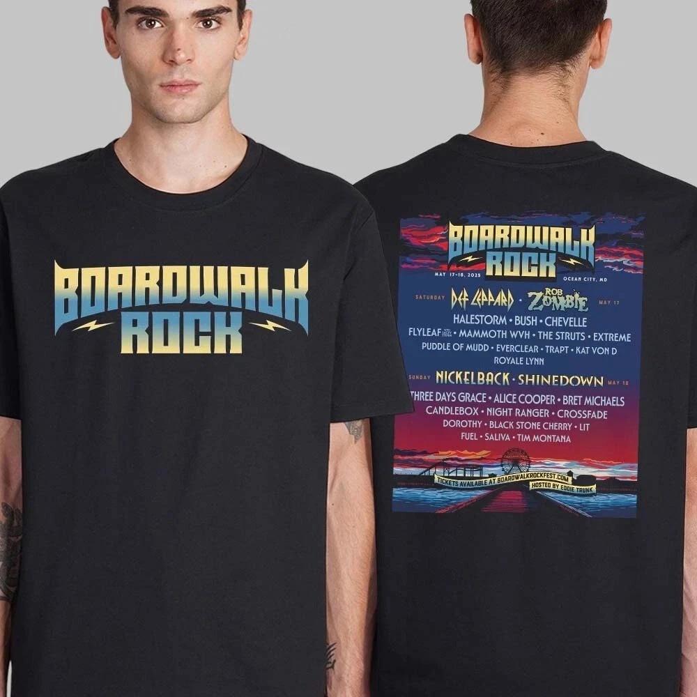 Boardwalk Rock Music Fest With Rob Zombie 2025 Shirt, Boardwalk Rock Tour 2025 Shirt