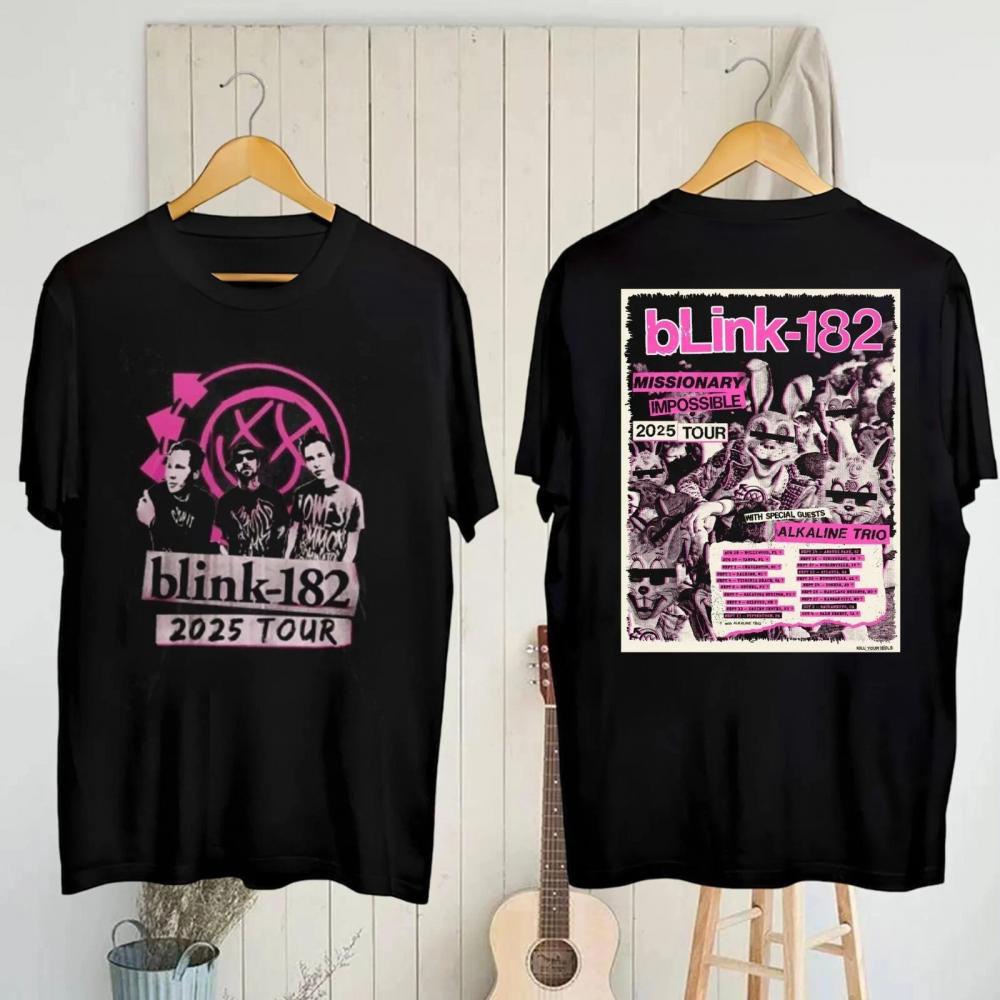 Blink-182 Missionary Impossible Tour 2025 Shirt, Blink-182 Missionary Shirt