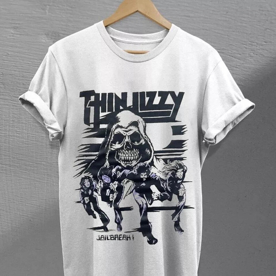 Vintage Thin Lizzy Jailbreak Reaper Rock Shirt