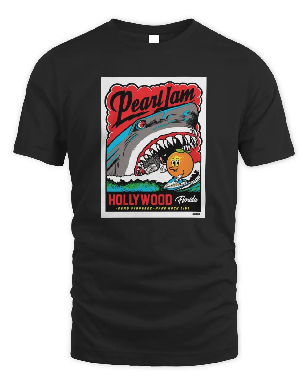 Official Pearl Jam Dark Matter Tour 2025 Hollywood Poster Shirt
