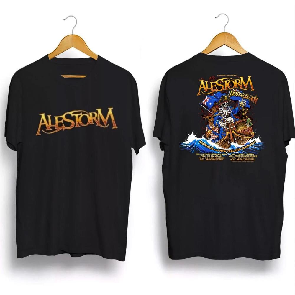 Alestorm And Nekrogoblikon Australia And New Zealand Tour 2025 Two Sides Shirt